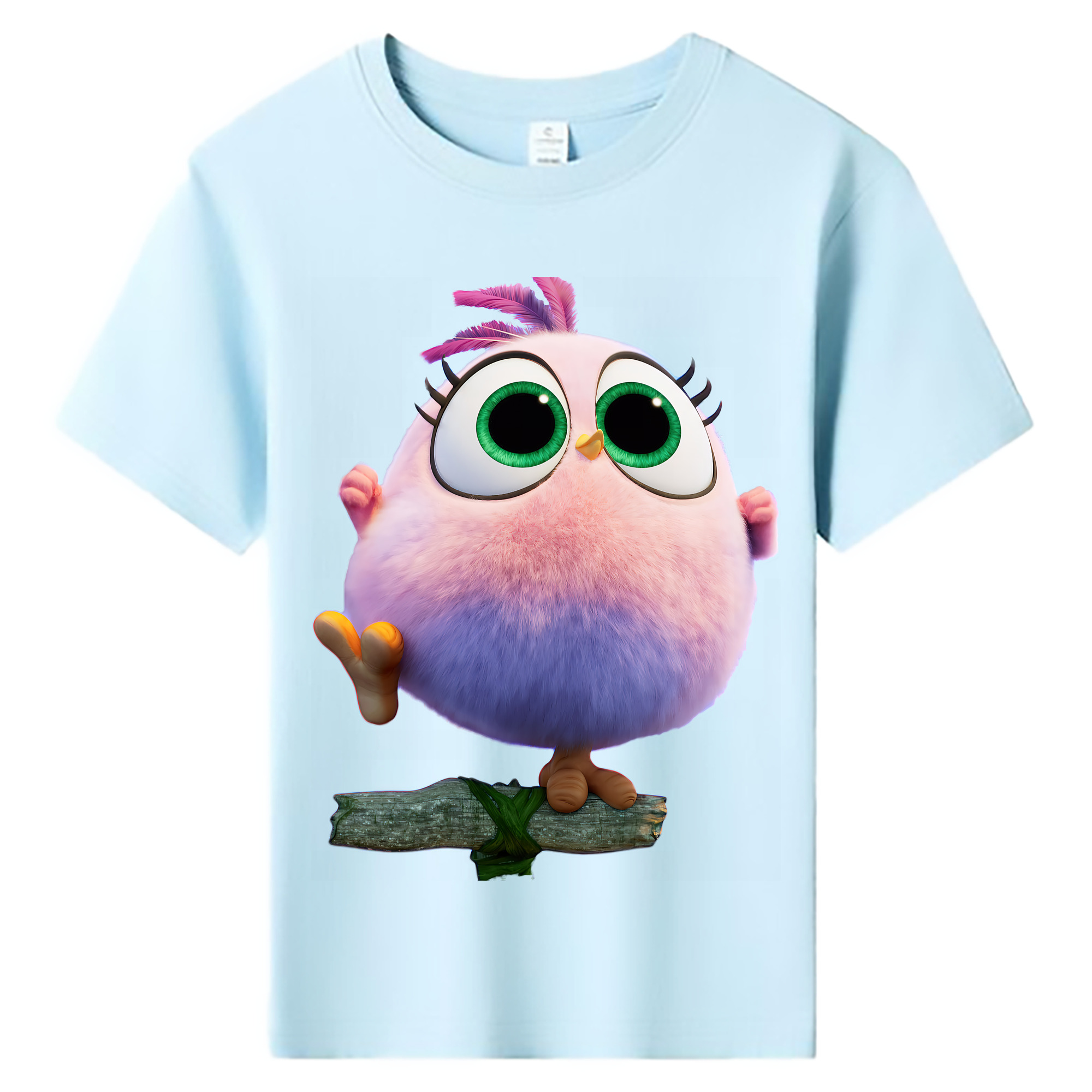 （画像用） Angry Birds アングリーバード 綿100％キッズTシャツ（フロントプリント）
